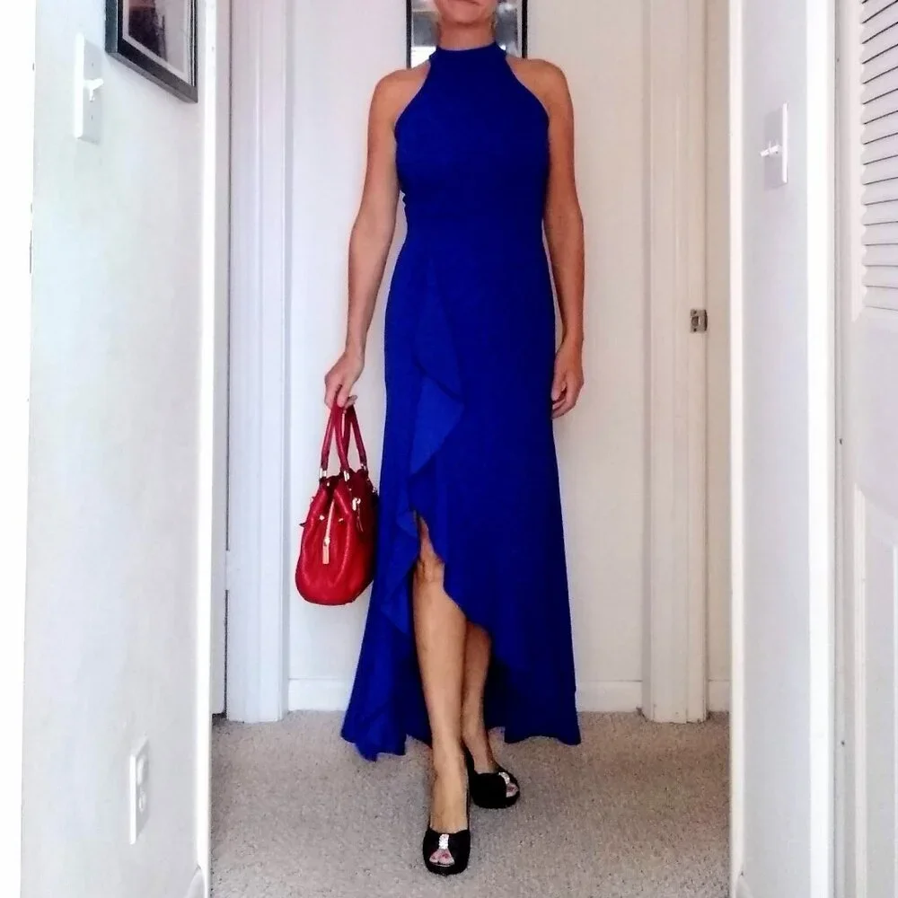 🎉HP🎉Woosea evening gown cocktail mermaid tail dress NWT - Picture 3 of 5